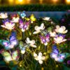 Solar Garden Lights (2-Pack) – Beautiful Butterfly Solar Lights for Outdoor Decor – IP65 Waterproof